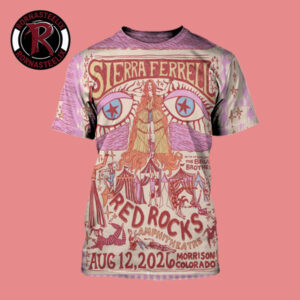 Sierra Ferrell Venue Poster At Red Rocks Amphitheatre On August 12 2026 Morrison Colorado All Over Print Shirt