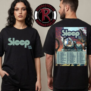 Sleep Band North America Tour 2026 Schedule Tour Dates Unisex T Shirt Two Sided