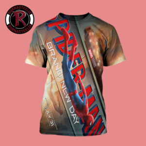 Spider Man Brand New Day Exclusive New Poster In Movie Theaters July 31 2026 Marvel Studios All Over Print Shirt