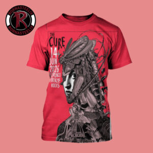 The Cure 2026 Summer Show Florence Poster At Firenze Rocks On June 14 2026 All Over Print Shirt