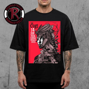 The Cure 2026 Summer Show Florence Poster At Firenze Rocks On June 14 2026 Unisex T Shirt