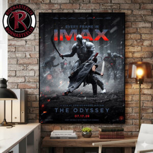 The Odyssey IMAX Poster For Christopher Nolan Movie In Theaters On July 17 2026 Poster Canvas Decor