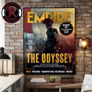The Odyssey Movie 2026 Empire New Look At Matt Damon Poster Canvas Decor