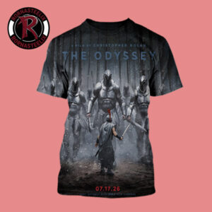 The Odyssey New Poster For Christopher Nolan Film 2026 In Theaters O July 17 2026 All Over Print Shirt