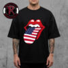 The Rolling Stones X Nascar Guitar Tongue Unisex T Shirt Two Sided
