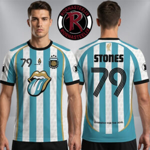 The Rolling Stones x Argentina Sympathy For The Devil FIFA World Cup 2026 Football Jersey