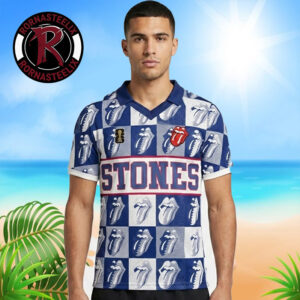 The Rolling Stones x FIFA World Cup 2026 Checkered Polo Shirt