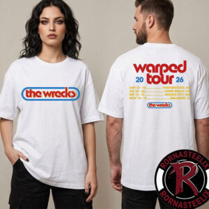 The Wreks Warped Tour 2026 Exclusive Tee Scheudule Tour Dates Unisex T Shirt Two Sided