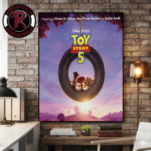 Toy Story 5 x Taylor Swift New Original Song I Knew It I Knew You Disney Pixar Poster Canvas Decor