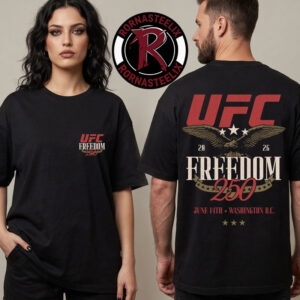 UFC 250 Freedom Stars Washington DC On June 14 2026 Unisex T Shirt Two Sided