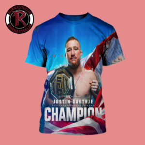 UFC World Champion Justin Gaethje UFC Freedom 250 All Over Print Shirt