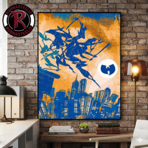 Wu Tang Clan x Sanford Greene Timed Edition Screenprint NBA Finals 2026 Poster Canvas Decor