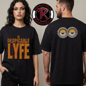 Yeat Lyfestyle Corporation x Minions And Monsters A Despicable Lyfe Flip Up Merchandise Unisex T Shirt Two Sided
