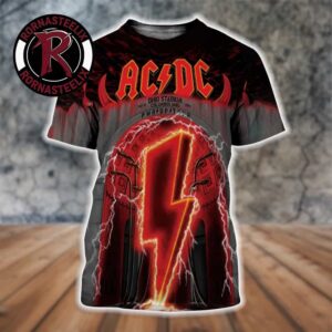 ACDC Columbus Ohio Pwr Up Tour 2026 Event Poster At Ohio Stadium On July 15 2026 Let There Be Rock All Over Print Shirt