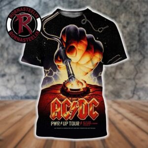 ACDC Madison WI Pwr Up Tour 2026 Event Poster Show At Camp Randall Stadium On July 19 2026 All Over Print Shirt