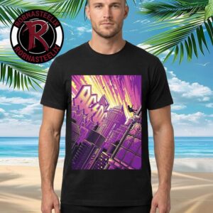 ACDC Pwr Up Tour 2026 Charlotte Venue Poster North Carolina Show At Bank Of America Stadium On July 11 2026 North America Unisex T Shirt
