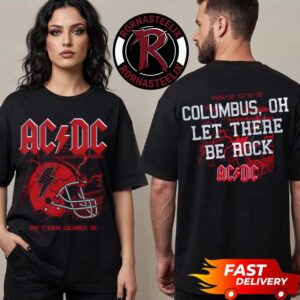 ACDC Pwr Up Tour 2026 Columbus Exclusive Tee At Ohio Stadium On July 15 2026 Let There Be Rock Unisex T Shirt Two Sided