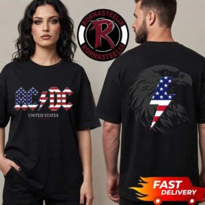 ACDC Pwr Up Tour 2026 Exclusive Tee USA Eagle Pwr Up 2026 North America Unisex T Shirt Two Sided