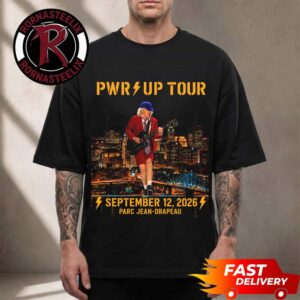 ACDC Pwr Up Tour 2026 Montreal QC Event Tee At Parc Jean Drapeau On September 4 2026 Canada Unisex T Shirt