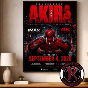 Akira The Legend Returns Neo Tokyo Rises Once Again In Theaters September 4 2026 Poster Decor Canvas