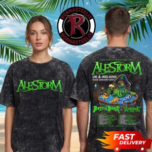 Alestorm Band UK And Ireland Tour January 2027 Schedule Tour Dates Washed T Shirt