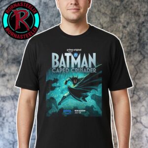 Batman Caped Crusader Season 2 Poster Only In Prime On July 29 2026 Vintage T-Shirt