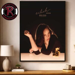 Billie Eilish Eilish Intense The New Fragrance Cover Art Poster Decor Canvas