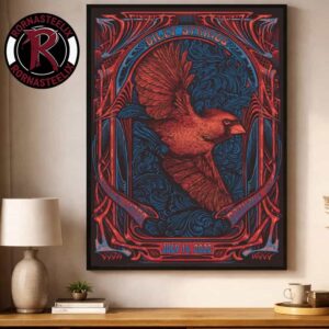 Billy Strings 2026 Venue Poster Show At Bergluno Center Roanoke VA On July 14 2026 Art By Sadie May Adamy Poster Decor Canvas