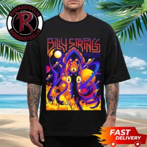 Billy Strings Boston Event Poster 2 Nights Show At Agganis Arena On July 21 22 2026 Art By Arno Kiss Unisex T Shirt