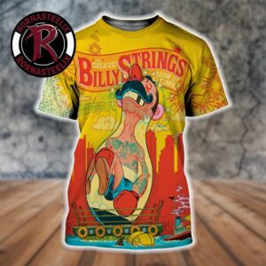 Billy Strings Boston MA Night 2 At Agganis Arena On July 21 2026 Art By Your Cinema The Greatest Show Of All Time All Over Print Shirt