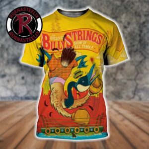 Billy Strings Boston MA Poster Night 1 At Agganis Arena On July 21 2026 Art By Your Cinema The Greatest Show Of All Time All Over Print Shirt