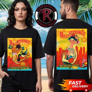 Billy Strings Boston The Greatest Show Of All Time Event Poster 2 Nights Show At Agganis Arena On July 21 22 2026 Art By Your Cinema Unisex T Shirt Two Sided