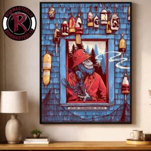 Billy Strings Portland ME Poster Night 1 At Cross Insurance Arena On July 24 2026 Art By Dan Dippel Poster Decor Canvas