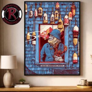Billy Strings Portland ME Poster Night 2 At Cross Insurance Arena On July 25 2026 Art By Dan Dippel Poster Decor Canvas