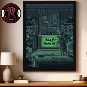 Billy Strings Portsmouth 2026 Event Poster At Atlantic Union Bank Pavilion On July 17 18 2026 Art By Kory Mcgeehan Poster Decor Canvas
