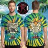 ACDC Pwr Up Tour 2026 Exclusive Tee Lightning Tie Dye Schedule Cities Tour 2026 Unisex T Shirt Two Sided