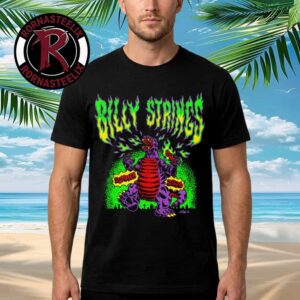 Billy Strings Summer 2026 Merchandise Terrible Lizard Art By Miles Koldewyn Unisex T Shirt