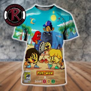 Blink 182 x Pac Man Exclusive At Comic Con International In San Diego On July 23 26 2026 All Over Print Shirt