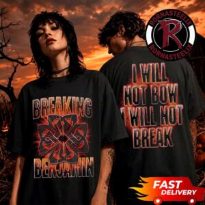 Breaking Benjamin 2026 Summer Nights Collection I Will Not Bow Unisex T Shirt Two Sided