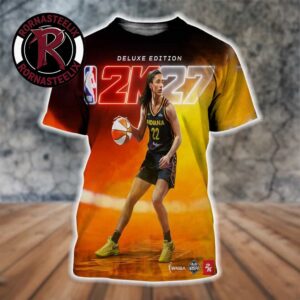 Caitlin Clark Deluxe Edition The NBA 2K27 Cover Athletes WNBA Cover Art All Over Print Shirt