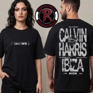 Calvin Harris x Ushuaia Ibiza Limited Collection 2026 Calvin Harris Worldwide Release The Pressure Unisex T Shirt Two Sided