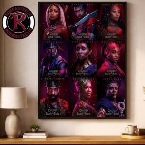 Children Of Blood And Bone Movie 2027 All Characters Poster In Theaters On January 15 2027 Poster Decor Canvas