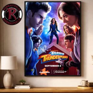 Clash Of The Thundermans 2026 Streams On Paramount Plus September 3 2026 Poster Decor Canvas