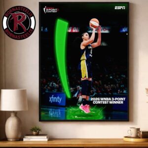 Congrats Azzi Fudd 2026 State Farm WNBA 3 Point Contest Winner Poster Decor Canvas