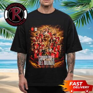 Congrats Champions FIFA World Cup 2026 Spain National Team Campeones Del Mundo Vamos Espana Copa Mundial FIFA Unisex T Shirt