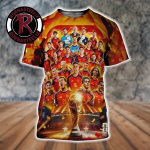 Congrats Spain National Team Champions FIFA World Cup 2026 All Over Print Shirt