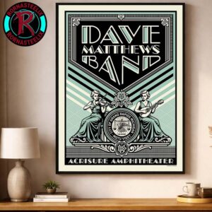 Dave Matthews Band Poster Concert At Acrisure Amphitheatre In Grand Rapids MI July 8th 2026 Home Decor Poster Canvas
