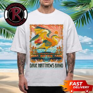 Dave Matthews Band Saratoga Springs 2026 Event Poster At Saratoga Performing Arts Center On July 17 18 2026 Unisex T Shirt