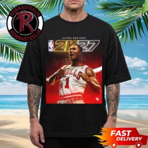 Derrick Rose NBA Chicago Bulls Ultra Edition NBA 2K27 Cover Athlete Unisex T Shirt