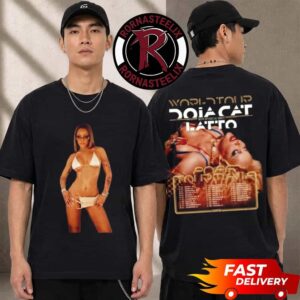 Doja Cat World Tour 2026 North America Merch Tee Live Nation Concert Date Lists Unisex T Shirt Two Sided